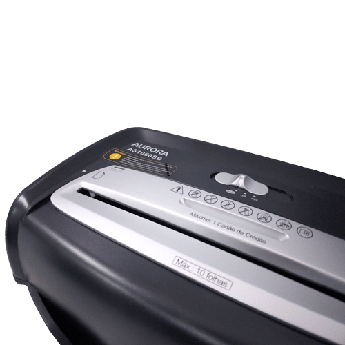 Fragmentadora AS1060SB para 10 folhas e 13,2 litros 220v